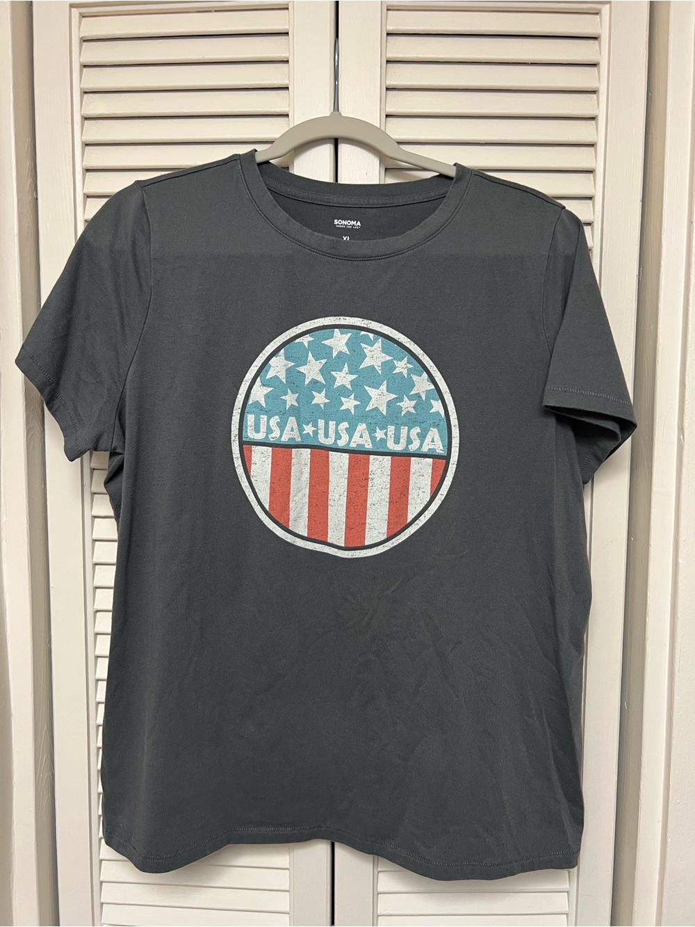 Sonoma Charcoal Short-Sleeve USA Graphic Tee